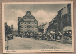 CPSM ALLEMAGNE - SPEYER / RHEIN - Alte Munxe Mit Haupthaus U. Marktplatz - Marché Stands Animation - Speyer