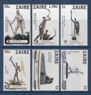 Zaïre - YT N° 1132 à 1137 ** - Neuf Sans Charnière - 1983 - Unused Stamps