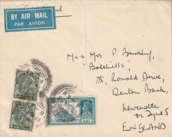 INDE - LETTRE - Du 18/01/1938 Pour L'Angleterre - 1936-47  George VI