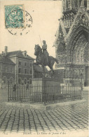 51 - REIMS - STATUE DE JEANNE D'ARC - Reims