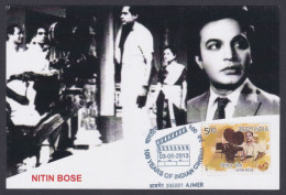 Inde India 2013 Maximum Max Card Nitin Bose, Indian Director, Screenwriter, Bengali, Bollywood, Hindi Cinema, Film - Covers & Documents