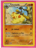 Carte Pokemon Francaise 2016 Xy Impact Des Destins 44/124 Cheniselle 110pv Neuve - Promos