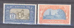 Indochine   :  Yv  142-43  * - Unused Stamps