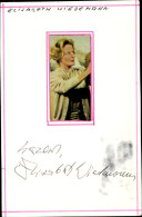 CPA Schauspielerin Elisabeth Wiedemann, Portrait, Autogramm - Actores