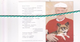 Albert Vanacker, Langemark 1921, Oostende 2010. Foto Hond - Obituary Notices