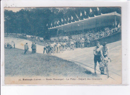 MONTARGIS: Stade Municipal, La Piste, Départ Des Coureurs - Très Bon état - Montargis