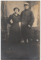 MILITAIRE COUPLE CARTE PHOTO - Personen