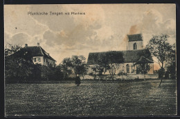 AK Tengen /Amt Engen, Pfarrkirche Mit Pfarrhaus  - Andere & Zonder Classificatie