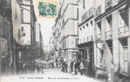 CPA. [75] > TOUT PARIS > N° 1826 - Rue Saintonge - Belle Animation - (IIIe Arrt.) - Coll. F. Fleury - TBE - Distrito: 19