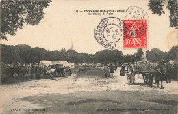 Fontenay Le Comte * 1908 * Le Champ De Foire * Marché Aux Bestiaux - Fontenay Le Comte