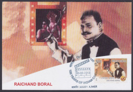 Inde India 2013 Maximum Max Card Raichand Boral, Music Composer, Bollywood, Indian Hindi Cinema, Film - Covers & Documents