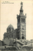 13 - MARSEILLE - NOTRE DAME DE LA GARDE - Notre-Dame De La Garde, Aufzug Und Marienfigur