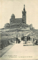 13 - MARSEILLE - NOTRE DAME DE LA GARDE - Notre-Dame De La Garde, Aufzug Und Marienfigur