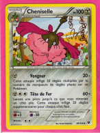 Carte Pokemon Francaise 2016 Xy Impact Des Destins 59/124 Cheniselle 100pv Bon Etat - XY