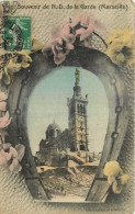 13 - MARSEILLE - SOUVENIR DE NOTRE DAME DE LA GARDE - Notre-Dame De La Garde, Aufzug Und Marienfigur