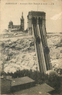 13 - MARSEILLE - ASCENSEURS DE NOTRE DAME - Notre-Dame De La Garde, Aufzug Und Marienfigur