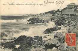 13 - MARSEILLE - LES BORDS DE LA CORNICHE - Endoume, Roucas, Corniche, Playas