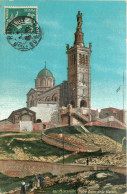 13 - MARSEILLE - NOTRE DAME DE LA GARDE - Notre-Dame De La Garde, Aufzug Und Marienfigur