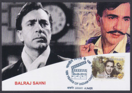 Inde India 2013 Maximum Max Card Balraj Sahni, Indian Film, Stage Actor, Bollywood, Indian Hindi Cinema, Film - Covers & Documents