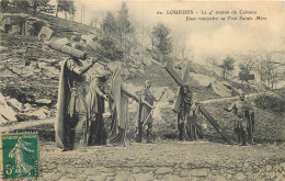 65 -LOURDES - LA 4e STATION DU CALVAIRE  - Lourdes