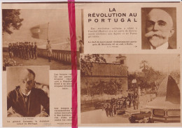 Funchal Portugal - La Révolution Militaire - Orig. Knipsel Coupure Tijdschrift Magazine - 1931 - Zonder Classificatie