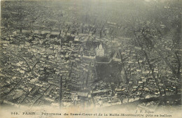 75 - PARIS - PANORAMA DU SACRE COEUR PRIS EN BALLON - Mehransichten, Panoramakarten