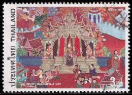 Thailand Stamp 1999 Maghapuja Day 3 Baht - Used - Thaïlande