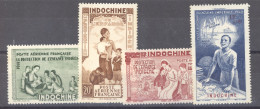 Indochine   -  Avion  :  Yv  20-23  ** - Luftpost