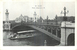 75 - PARIS - PONT ALEXANDRE III - Bruggen