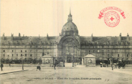 75 - PARIS - HOTEL DES INVALIDES - CACHET MILITAIRE SECOURS AUX BLESSES - Other Monuments