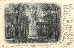 75 - PARIS - JARDIN DU LUXEMBOURG - MONUMENT DE LECONTE DE LISLE - Parcs, Jardins