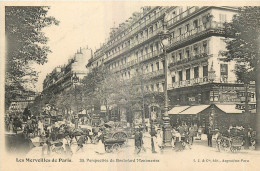 75 - LES MERVEILLES DE PARIS - PERSPECTIVE DU BOULEVARD MONTMARTRE  - Sets And Collections