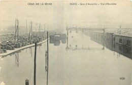 75 - PARIS - CRUE DE LA SEINE - GARE D'AUSTERLITZ - Überschwemmung 1910