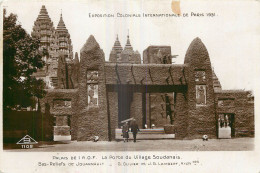 75 - PARIS - EXPOSITION COLONIALE 1931 - PORTE DU VILLAGE SOUDANAIS - Expositions
