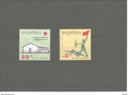 ALBANIE 1969 Congrès De PERMET Yvert 1185-1186, Michel 1352-1353 NEUF** MNH Cote Yv 6 Euros - Albania