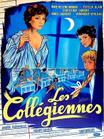 Affiche Originale Ciné LES COLLEGIENNES Catherine DENEUVE 60X80 1956 Litho Julie Marquet - Manifesti & Poster