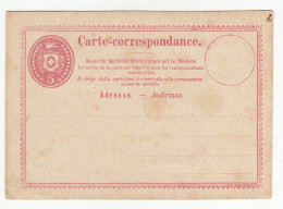 Switzerland Old Postal Stationery Carte-correspondance Not Posted B240510 - Stamped Stationery