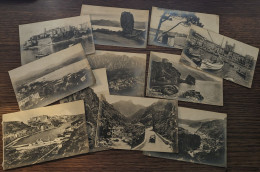 Lot De 10 Cartes Postales Anciennes Corse : Calacuccia-Piana-Cap Corse-Bonifacio-Ajaccio Etc - Unclassified