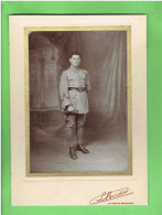 PHOTOGRAPHIE SOLDAT MILITAIRE DU 151° REGIMENT INFANTERIE PHOTOGRAPHE L. BORDIER A LA FERTE BERNARD - Oorlog, Militair