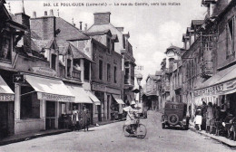 44 - Loire Atlantique -  LE POULIGUEN - La Rue Du Centre Vers Les Halles - Poissonnerie - Restaurant - Le Pouliguen