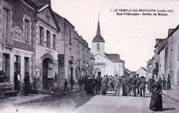 44 - Loire Atlantique -  LE TEMPLE De BRETAGNE - Rue Principale - Sortie De Messe - Autres & Non Classés