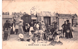 62 - Pas De Calais - Groupe Sur La Plage De BERCK PLAGE - Berck