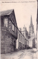 35 - Ille Et Vilaine -  BAZOUGES La PEROUSE - Rue De L Eglise Et Vieille Maison - Sonstige & Ohne Zuordnung