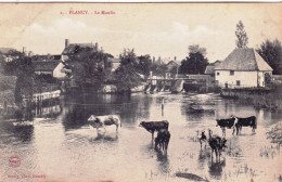 10 - Aube -  PLANCY L ABBAYE - Le Moulin - Vaches A L Abreuvoir - Sonstige & Ohne Zuordnung