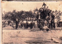 Hongrie - 1927 - Travailleurs A La Contrustion Du Chemin De Fer Hongrois - Magyarország -  Magyar Vasútépítők - Ungheria