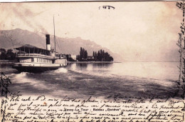 Suisse - Vaud - VEVEY - La Tour - Bateau " Geneve" - 1904 - Sonstige & Ohne Zuordnung