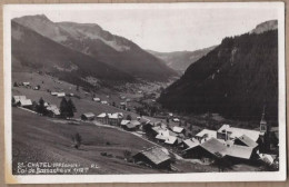 CPSM 74 - CHATEL - Col De Bassachaux - TB PLAN CENTRE VILLAGE Intérieur Détails Maisons - Châtel