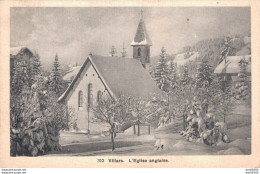 SUISSE VILLARS L'EGLISE ANGLAISE - Sonstige & Ohne Zuordnung