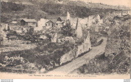 02 LES RUINES DE SANCY VILLAGE ADOPTE PAR LES CHEMINOTS - Guerra 1914-18