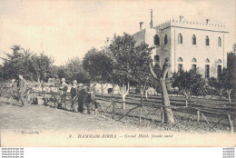 RARE  ALGERIE HAMMAM RIRHA GRAND HOTEL FACADE OUEST - Autres & Non Classés